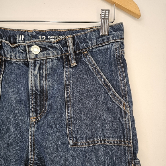 GAP Kids Carpenter Wide Leg Jeans Size 12 Youth - Picture 5 of 16
